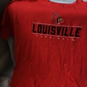 EUC University of Louisville embroidered tshirt